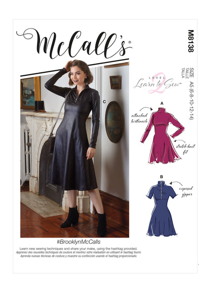 McCall's Pattern M8138 Misses' Dresses