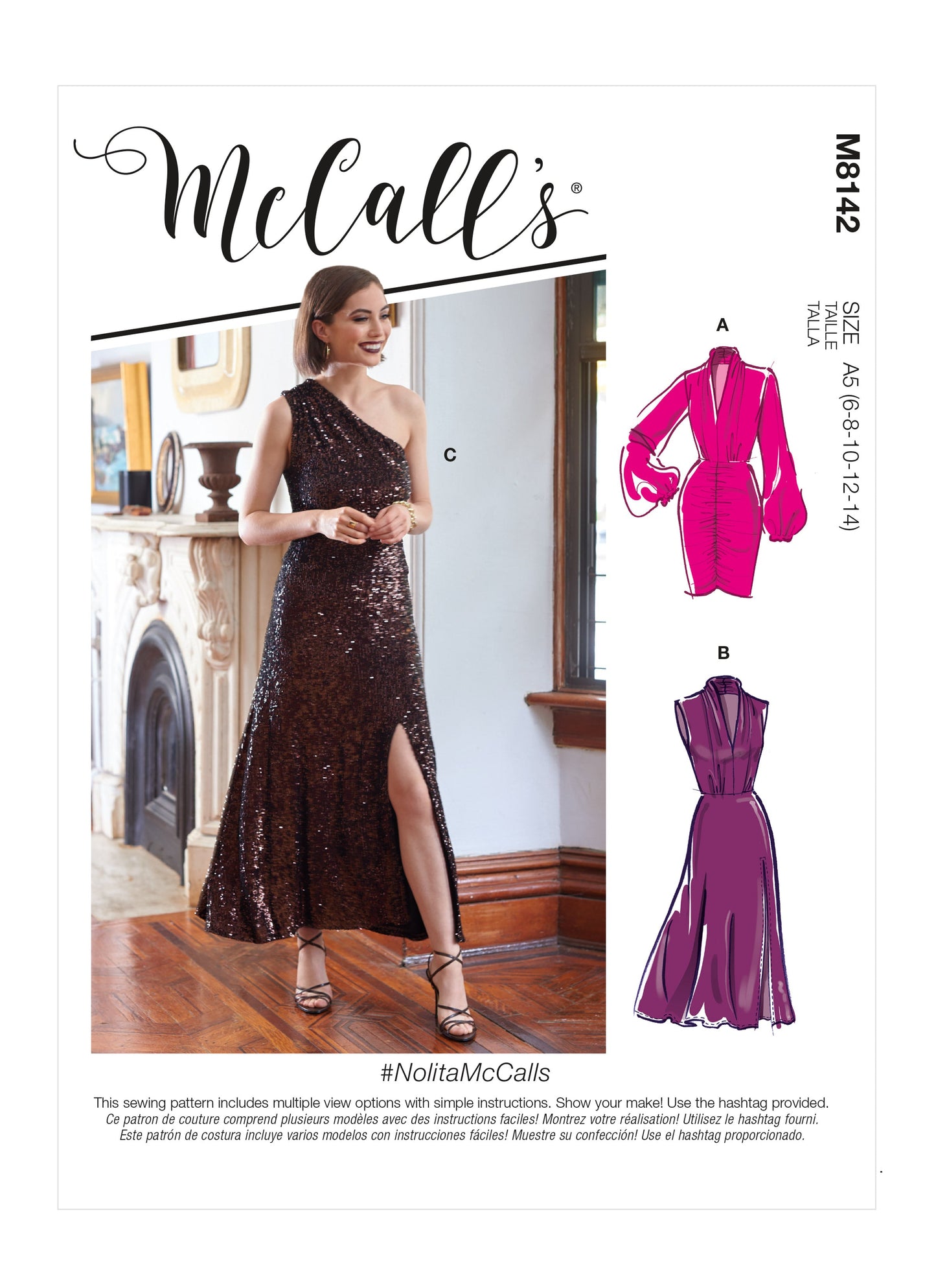 McCall's Pattern M8142 Misses' Dresses