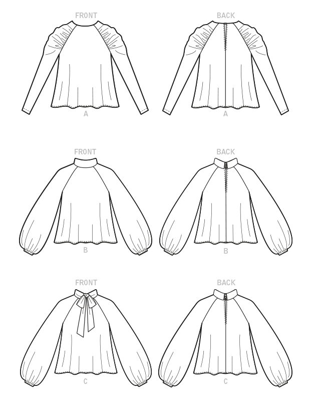 McCall's Pattern M8147 Misses' Tops