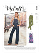 McCall's Pattern M8162 Misses' Flared Jeans, Overalls, Skinny Jeans & Shortalls