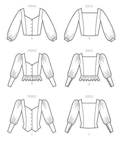 McCall's Pattern M8181 Misses' Tops