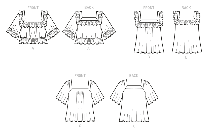 McCall's Pattern M8202 Misses' Tops