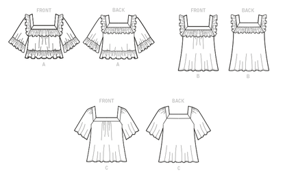 McCall's Pattern M8202 Misses' Tops