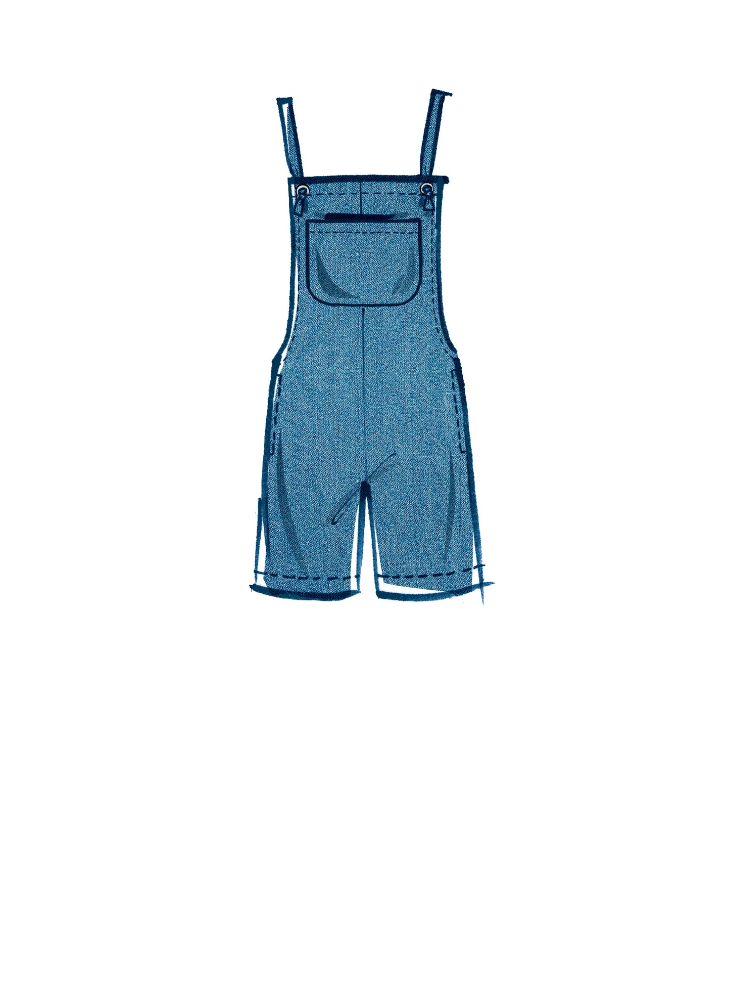 McCall's Pattern M8204 Misses' Overalls