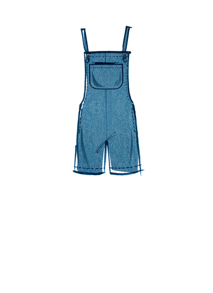 McCall's Pattern M8204 Misses' Overalls
