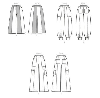 McCall's Pattern M8206 Misses' Pants