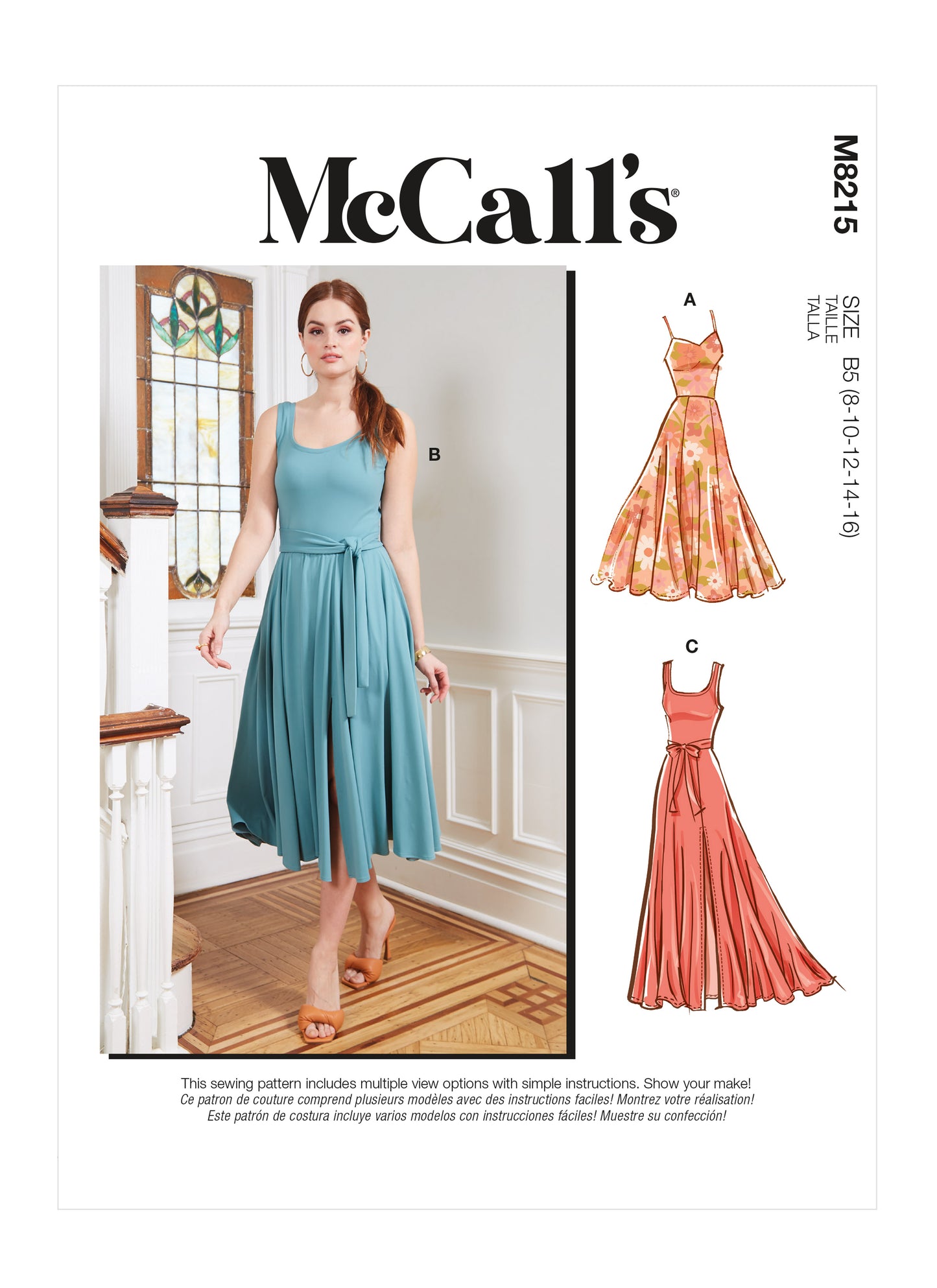 McCall's Pattern M8215 Misses' & Women's Dresses