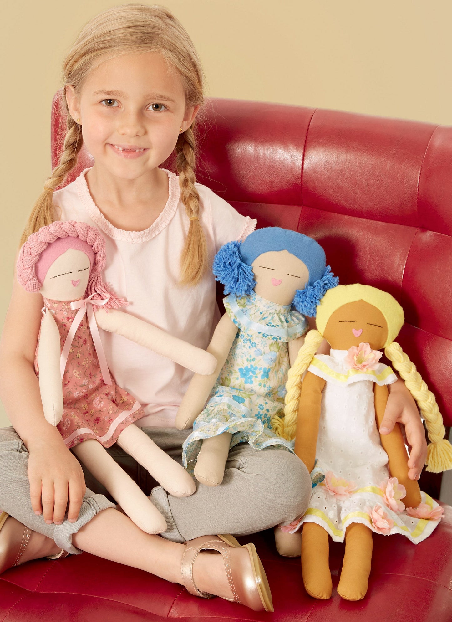 McCall's Pattern 8235 18" Cloth Dolls