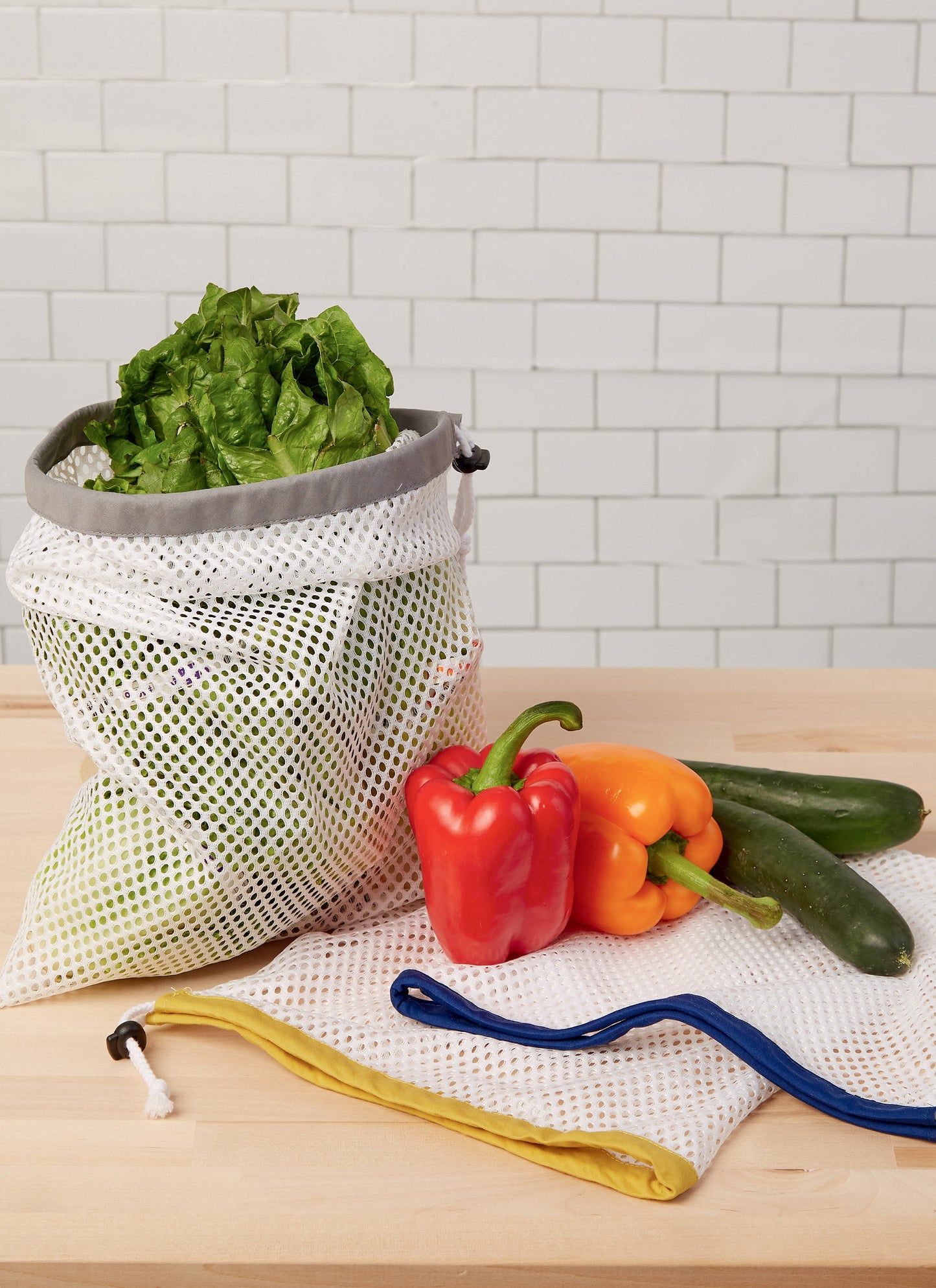 McCall's Pattern 8236 Fruit and Vegetable Bags, Mop Pad, Coffee Filters, Bin and Bag