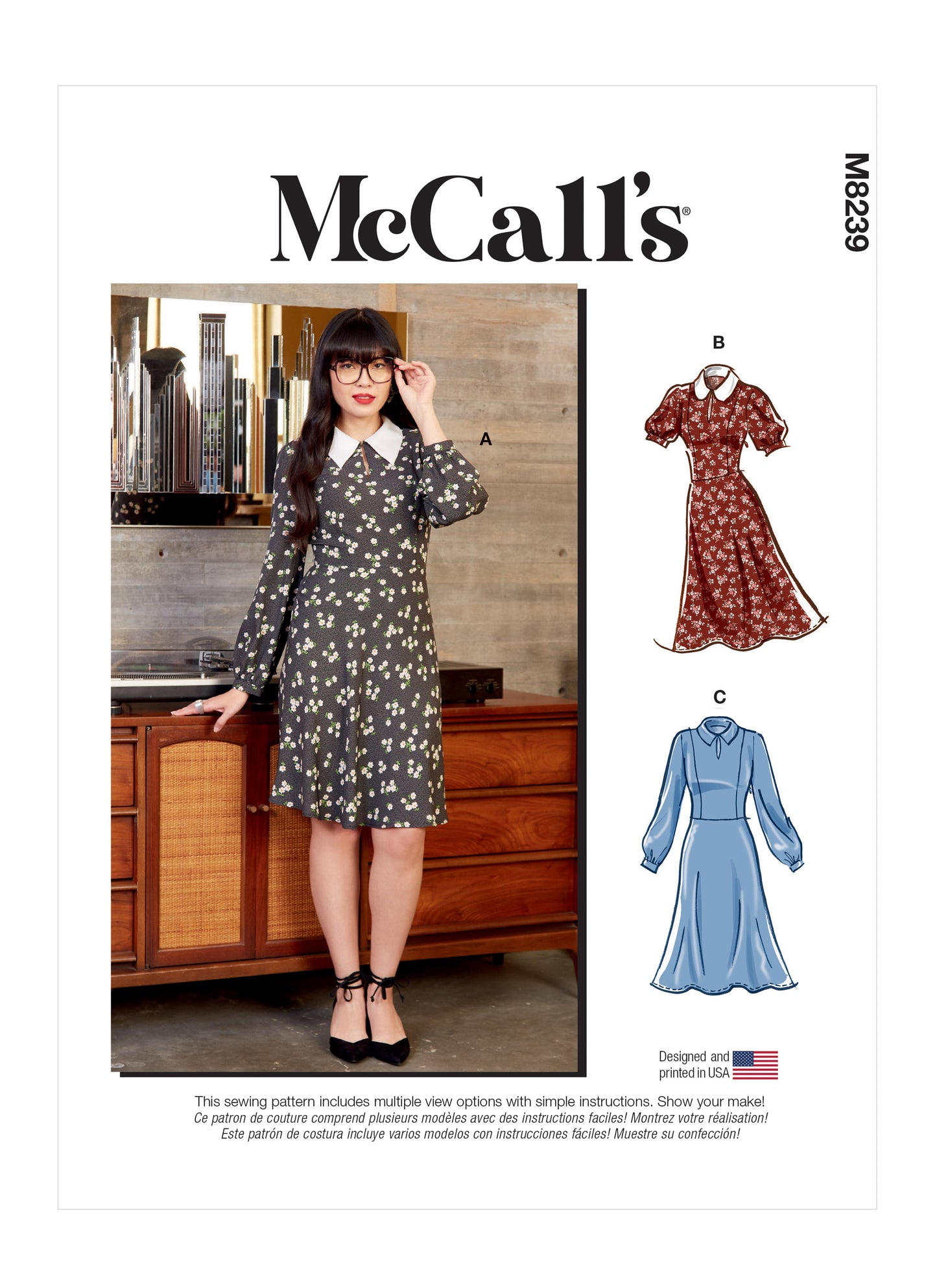 McCall's Pattern 8239 Misses' Dresses