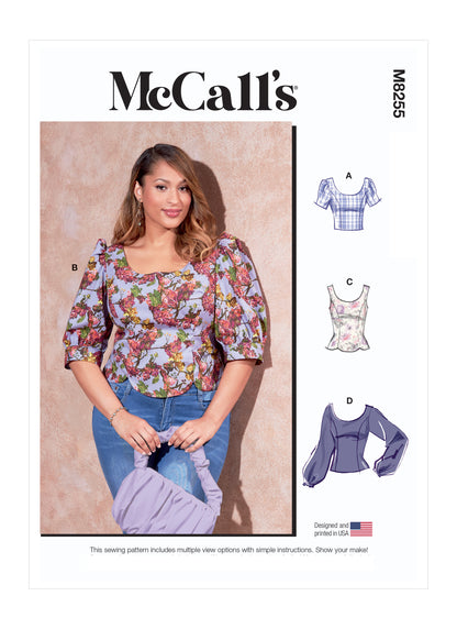 McCall's Pattern M8255 Misses' & Women's Tops