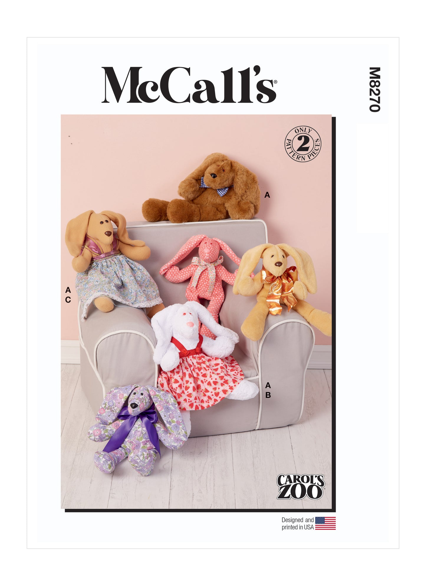 McCall's Pattern M8270 Bunny & Dresses