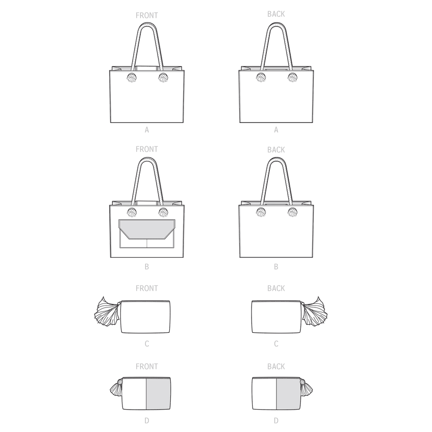 McCall's Pattern M8271 Totes & Pouches