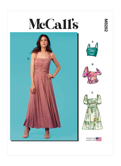 McCall's M8282 Misses Tops & Dresses