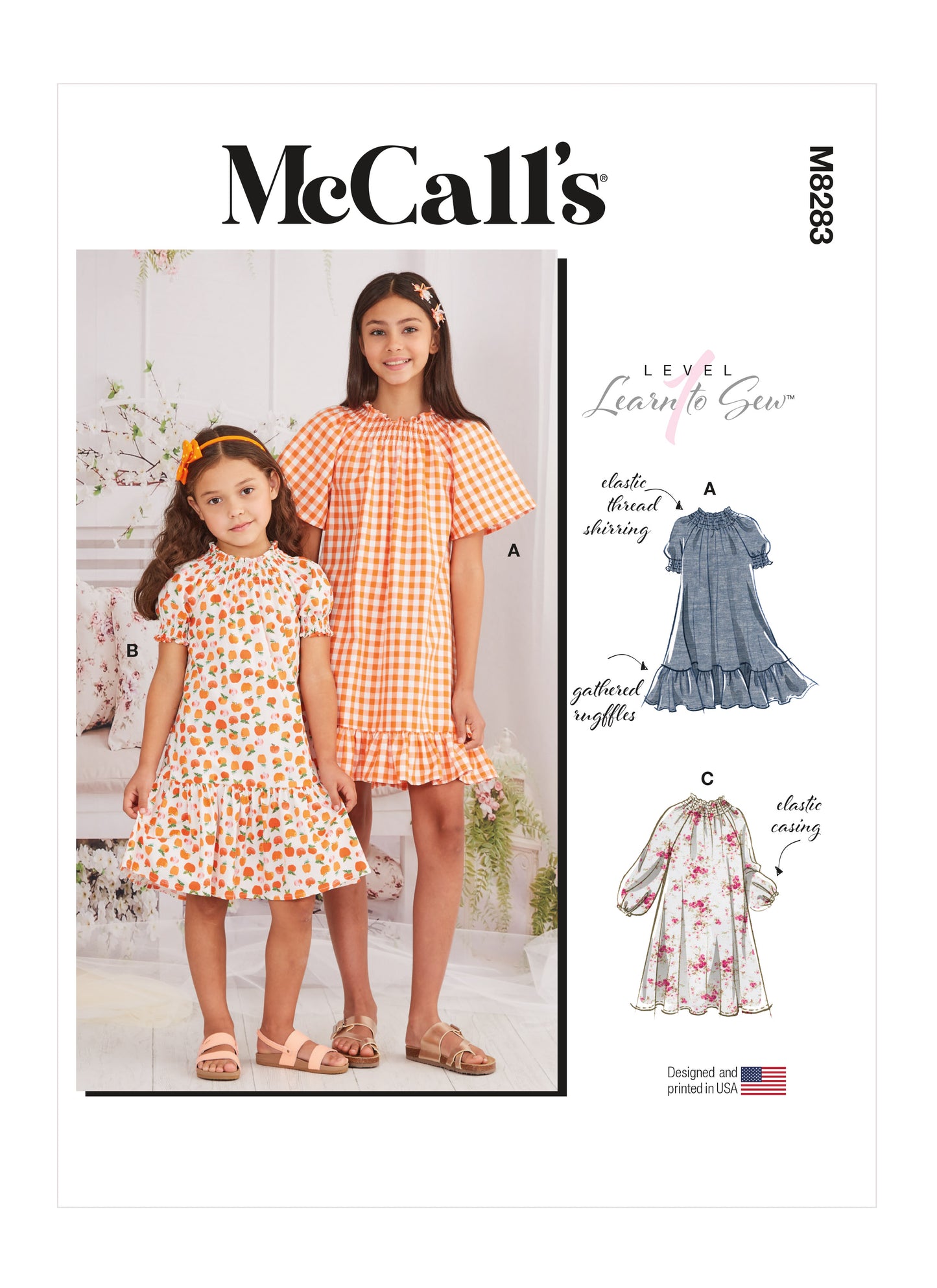 McCall's M8283 Child & Girl Dresses