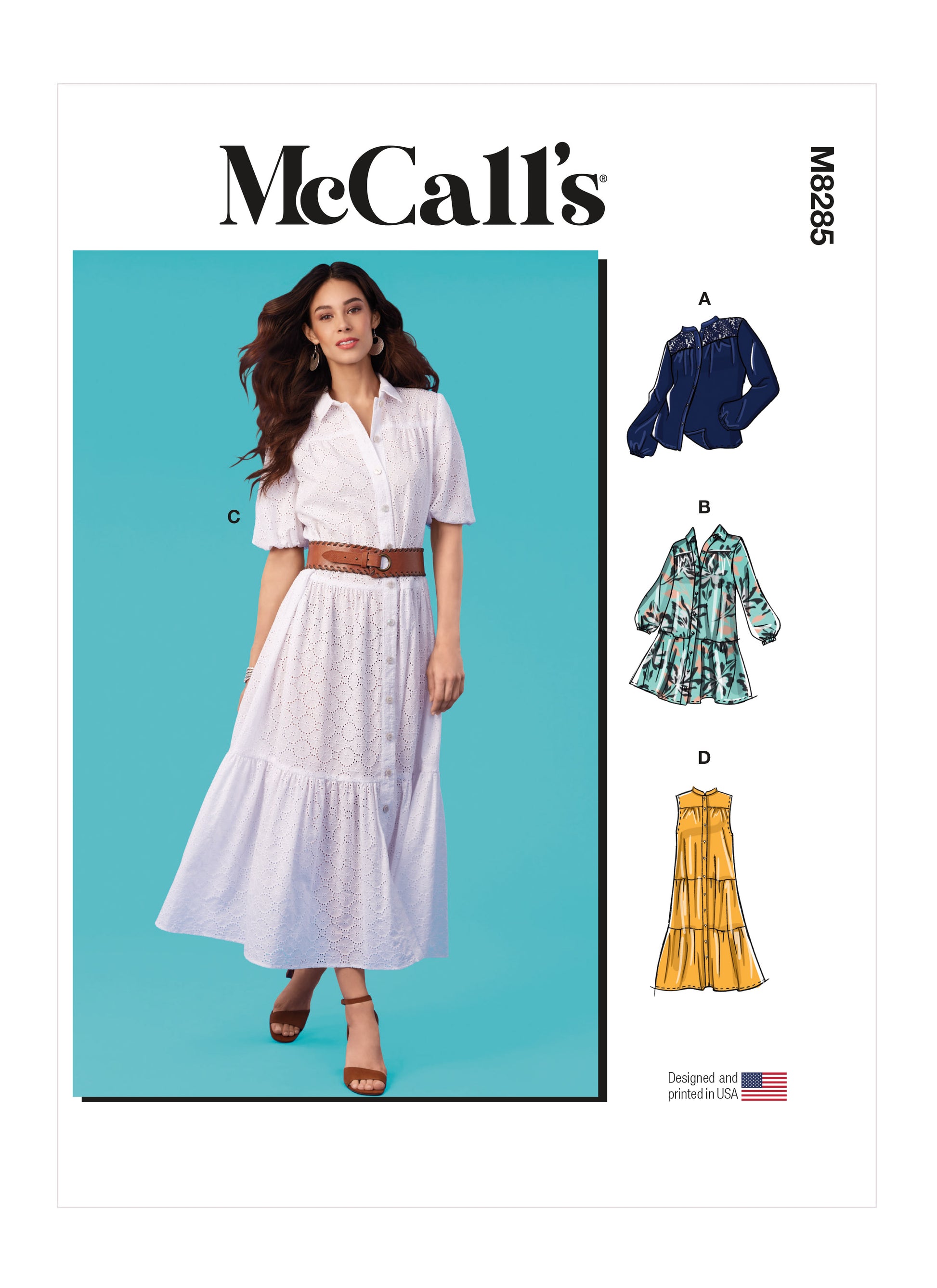 McCall's M8285 Misses Top & Dresses