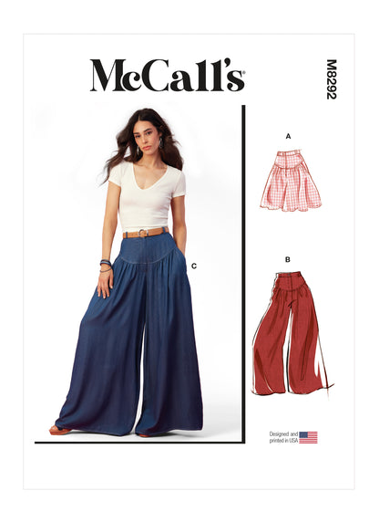 McCall's M8292 Misses Shorts & Pants