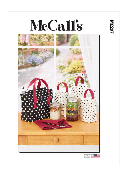 McCall's M8297 Lunch Bag Sack Napkin