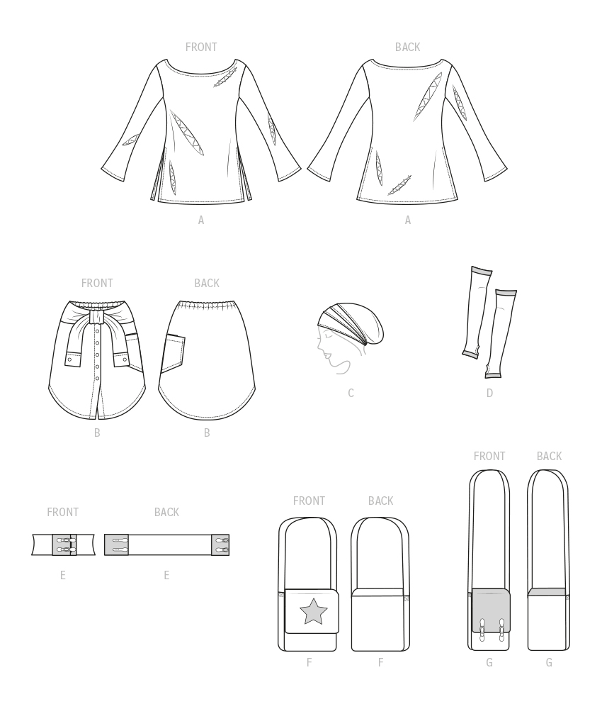 McCall's M8298 Misses' Accessories