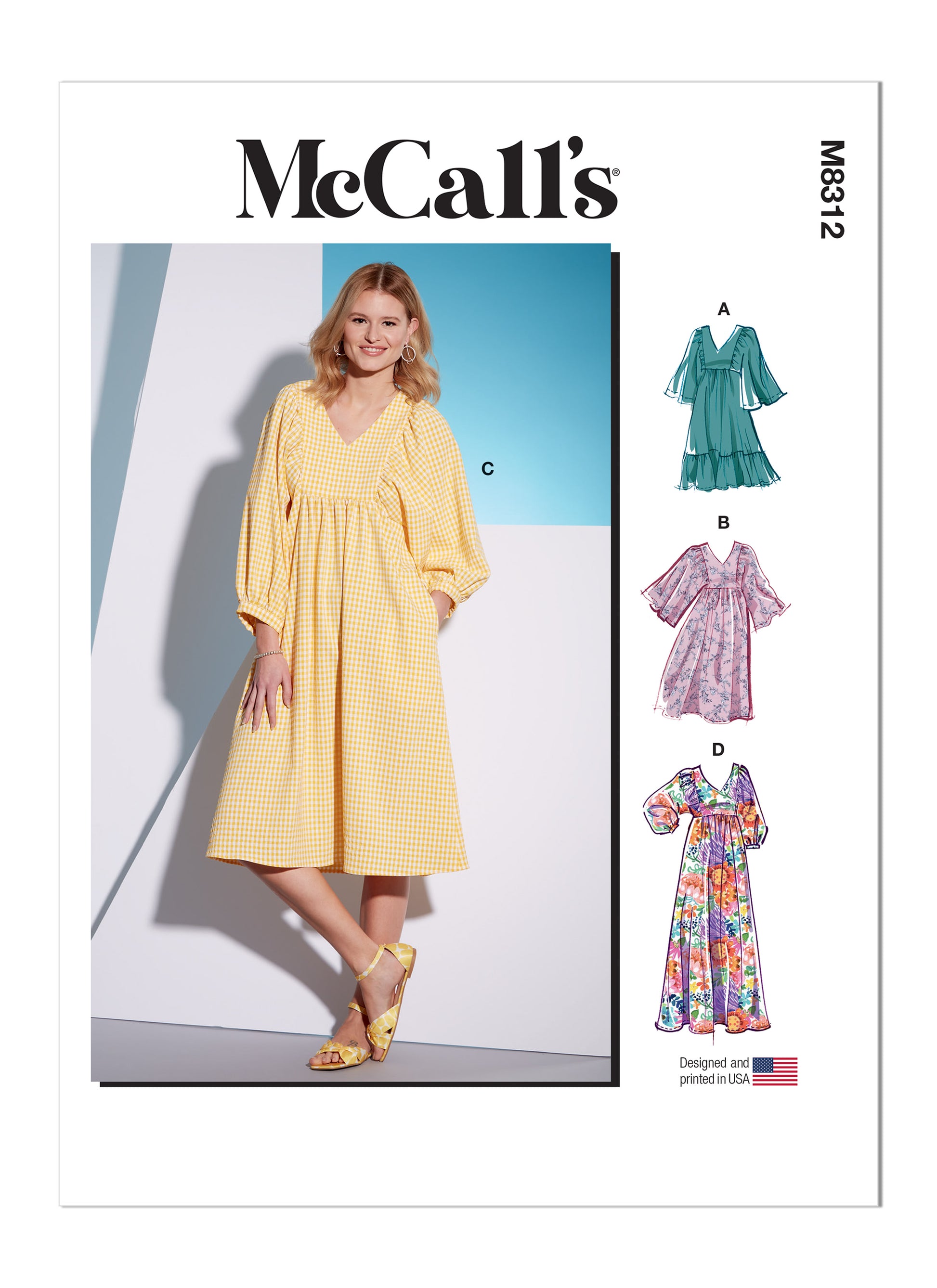 McCall's Pattern 8312 Misses' Dresses