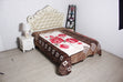 Alaria Printed Mink Blanket, Four Roses- Queen/King 220x240cm