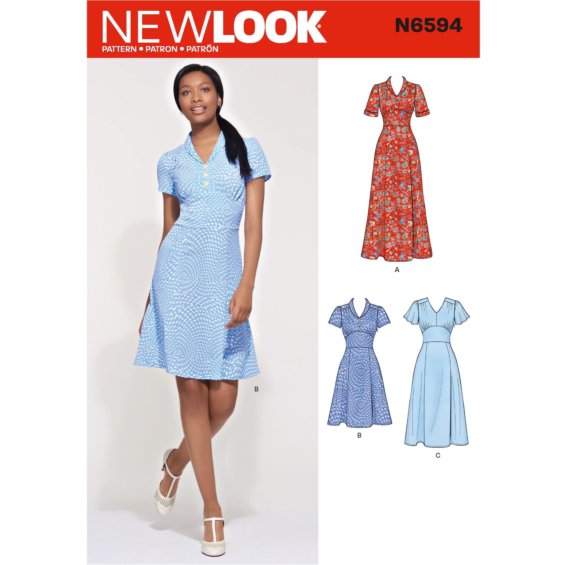 Newlook Pattern N6673 Misses' tops 