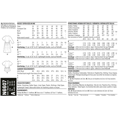 Newlook Pattern N6678 Misses' Button Front Top With Square Neck and Straight Leg Pants