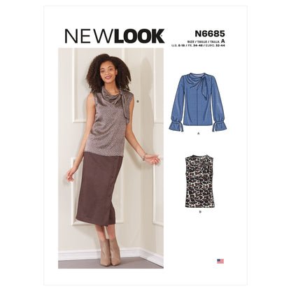 Newlook Pattern N6644 Misses' Cargo Pants and Knit Top