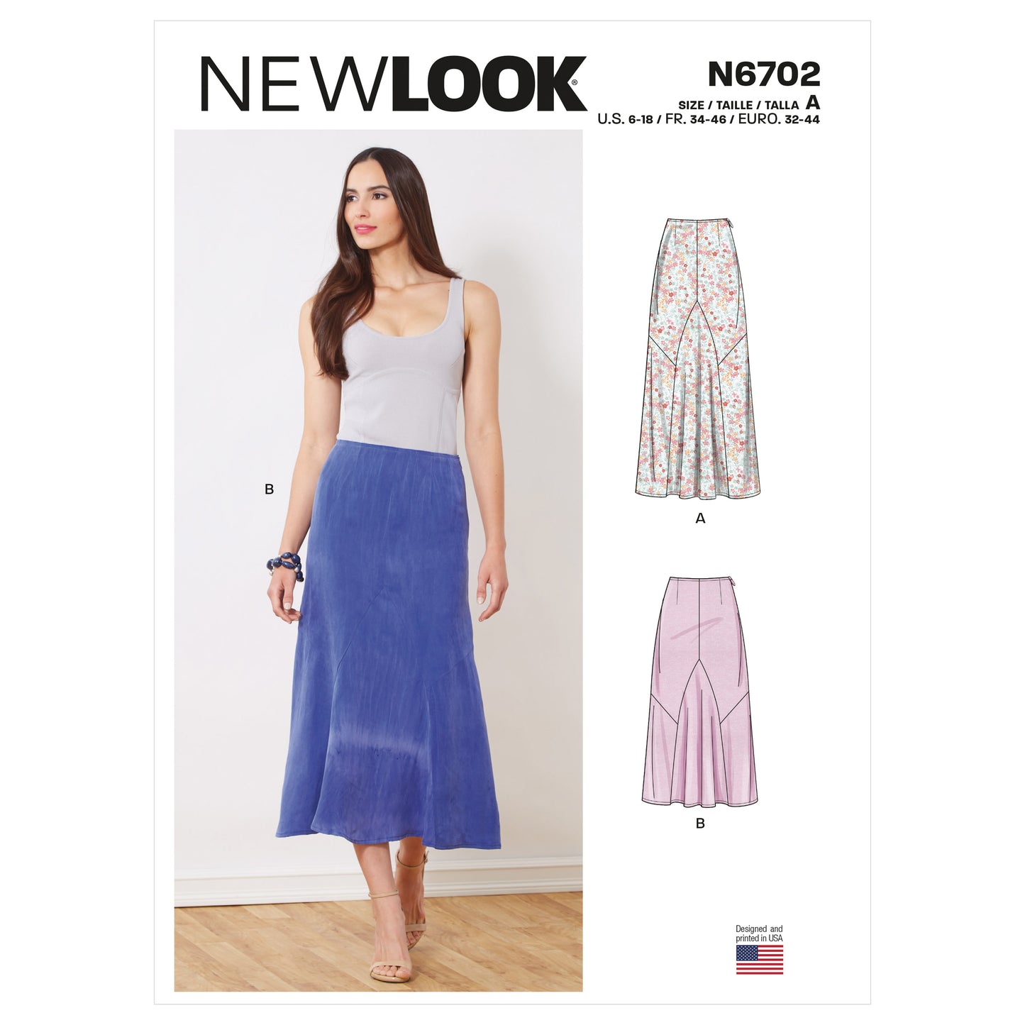 Newlook Pattern N6691 Misses' Slim Or Flared Pants