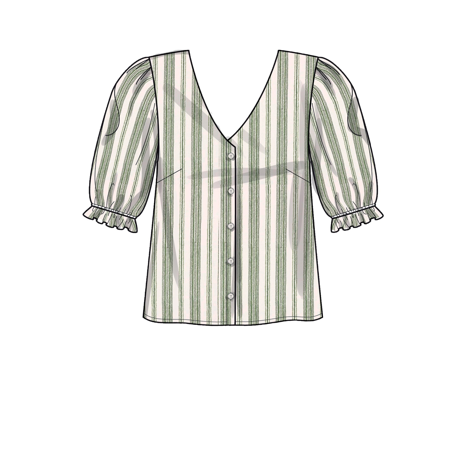 Newlook Pattern N6707 Misses' Tops