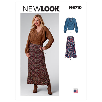 Newlook Pattern N6710 Misses Jacket And Skirt