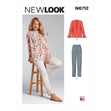 Newlook Pattern N6712 Misses Top And Pants