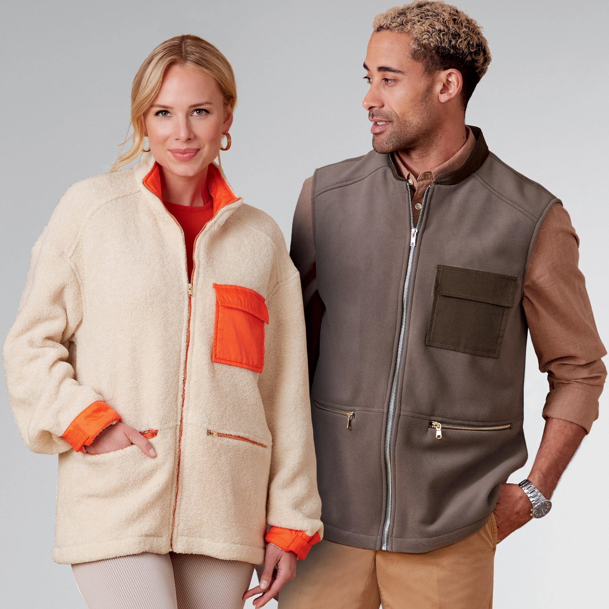 Newlook Pattern N6713 Unisex Jacket And Vest