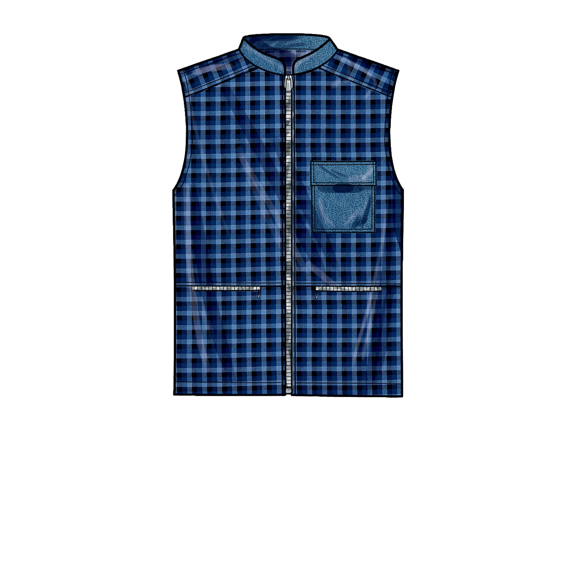 Newlook Pattern N6713 Unisex Jacket And Vest