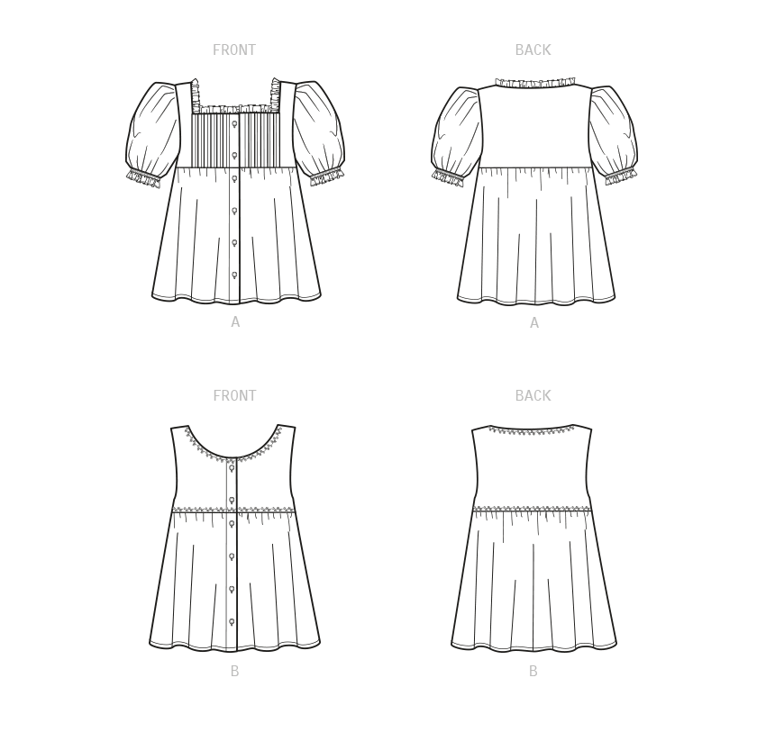 Newlook Pattern 6719 Misses' Tops