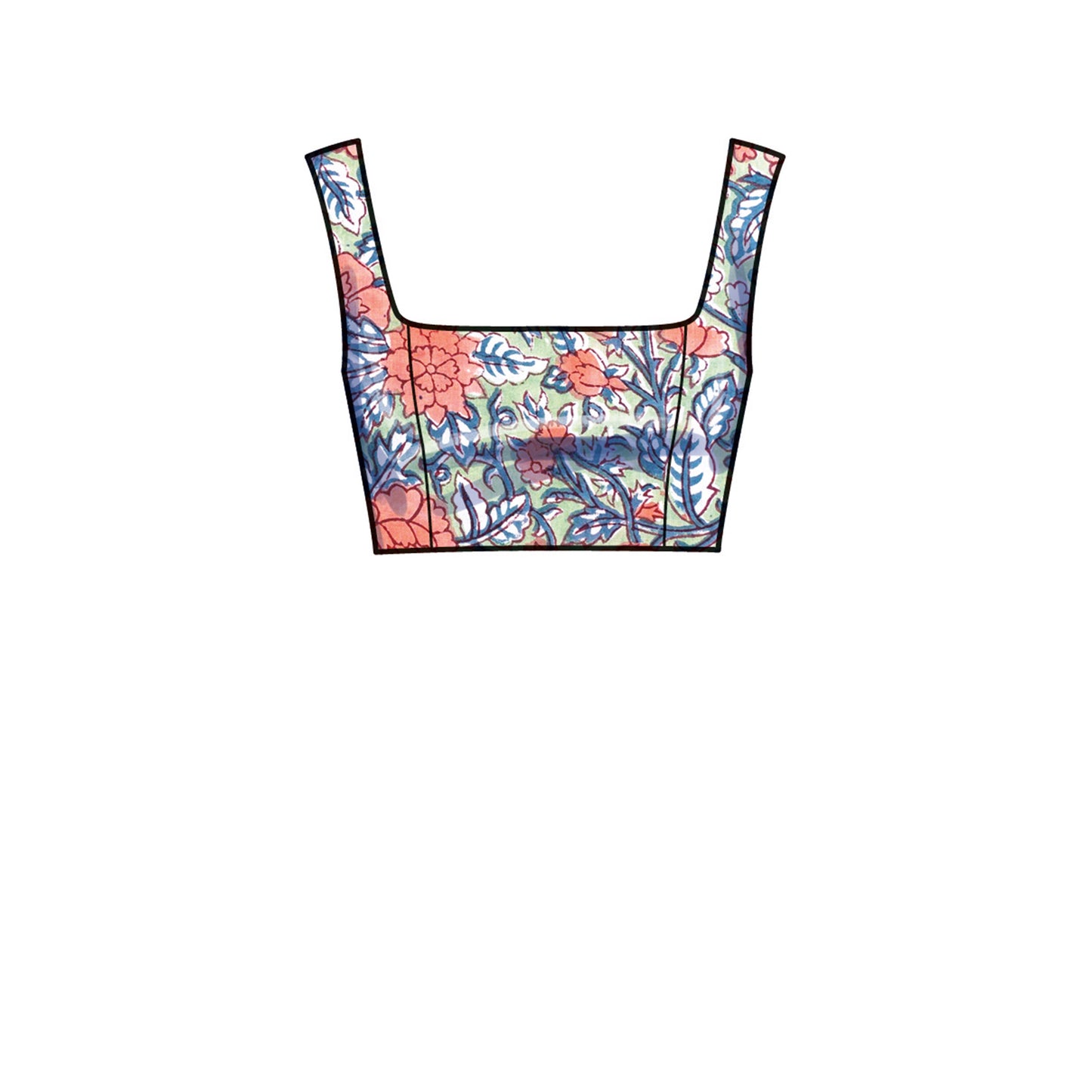 Newlook Pattern 6722 Misses' Bra Top Wrap Skirt