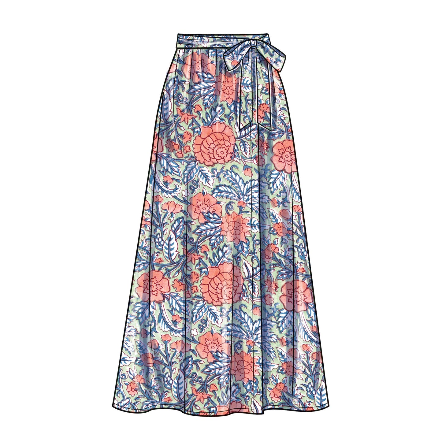 Newlook Pattern 6722 Misses' Bra Top Wrap Skirt
