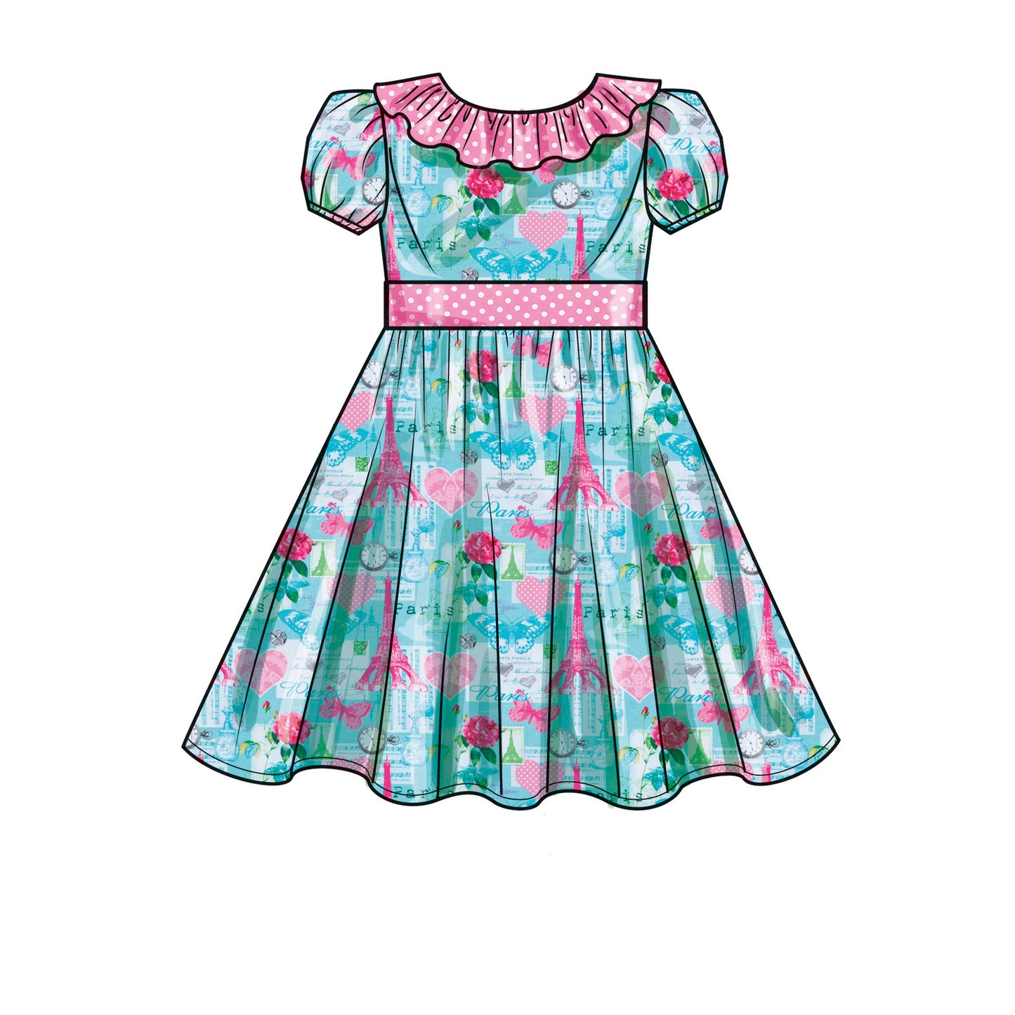 Newlook Pattern 6726 Toddler/Child Dresses
