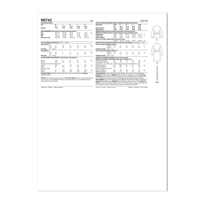 Newlook Pattern Un6742 Misses' Jacket and Coat