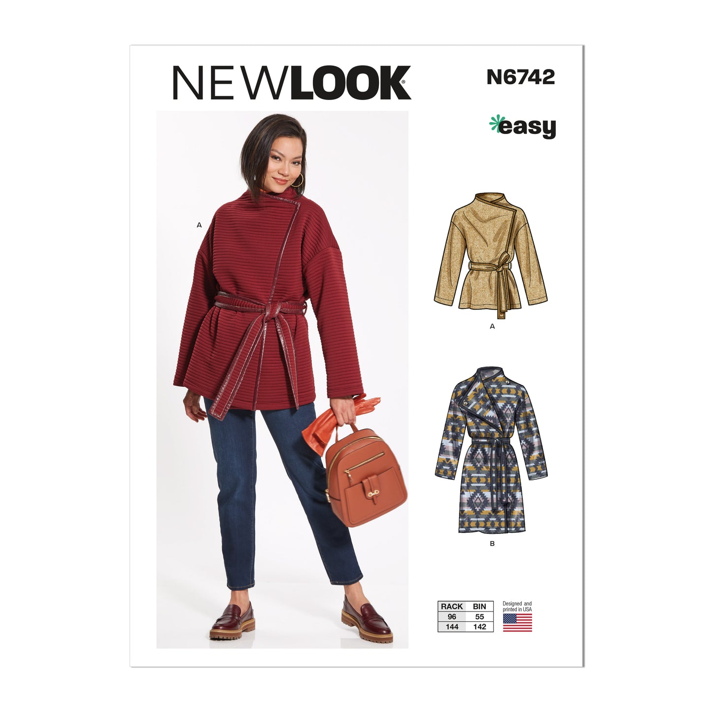 Newlook Pattern Un6742 Misses' Jacket and Coat