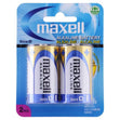 Maxell Premium Alkaline D Battery- 2pk