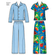 Simplicity Pattern 1043 Child's, Girls' and Boys' Separates