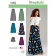 Simplicity Pattern 1069  Women's Wide Leg Trousers or Shorts & Skirts in 2 Lengths