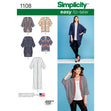 Simplicity Pattern 1108 Women's Kimono's in Different Styles