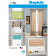Simplicity Pattern 1176 OS Window Treatments