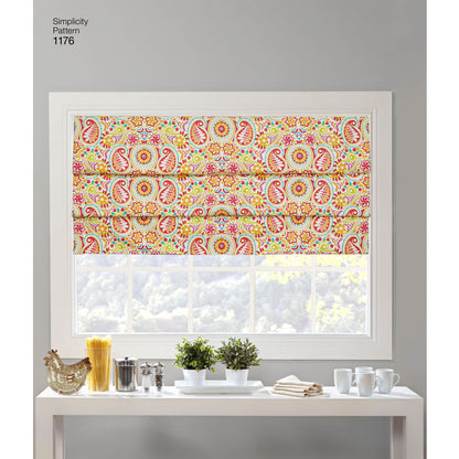 Simplicity Pattern 1176 OS Window Treatments