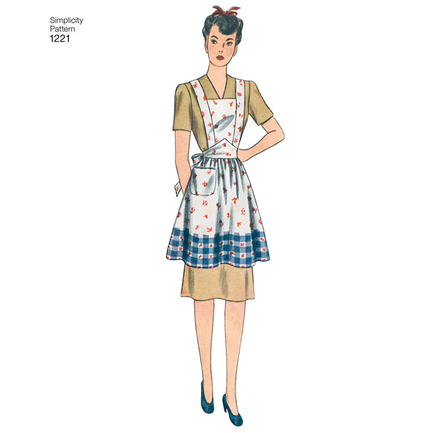 Simplicity Pattern 1221 Women's Vintage Aprons