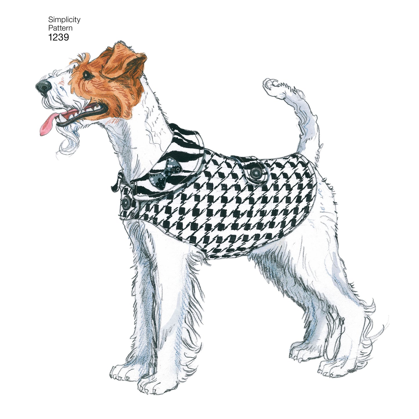 Simplicity Pattern 1239 Dog Coats in Three Sizes