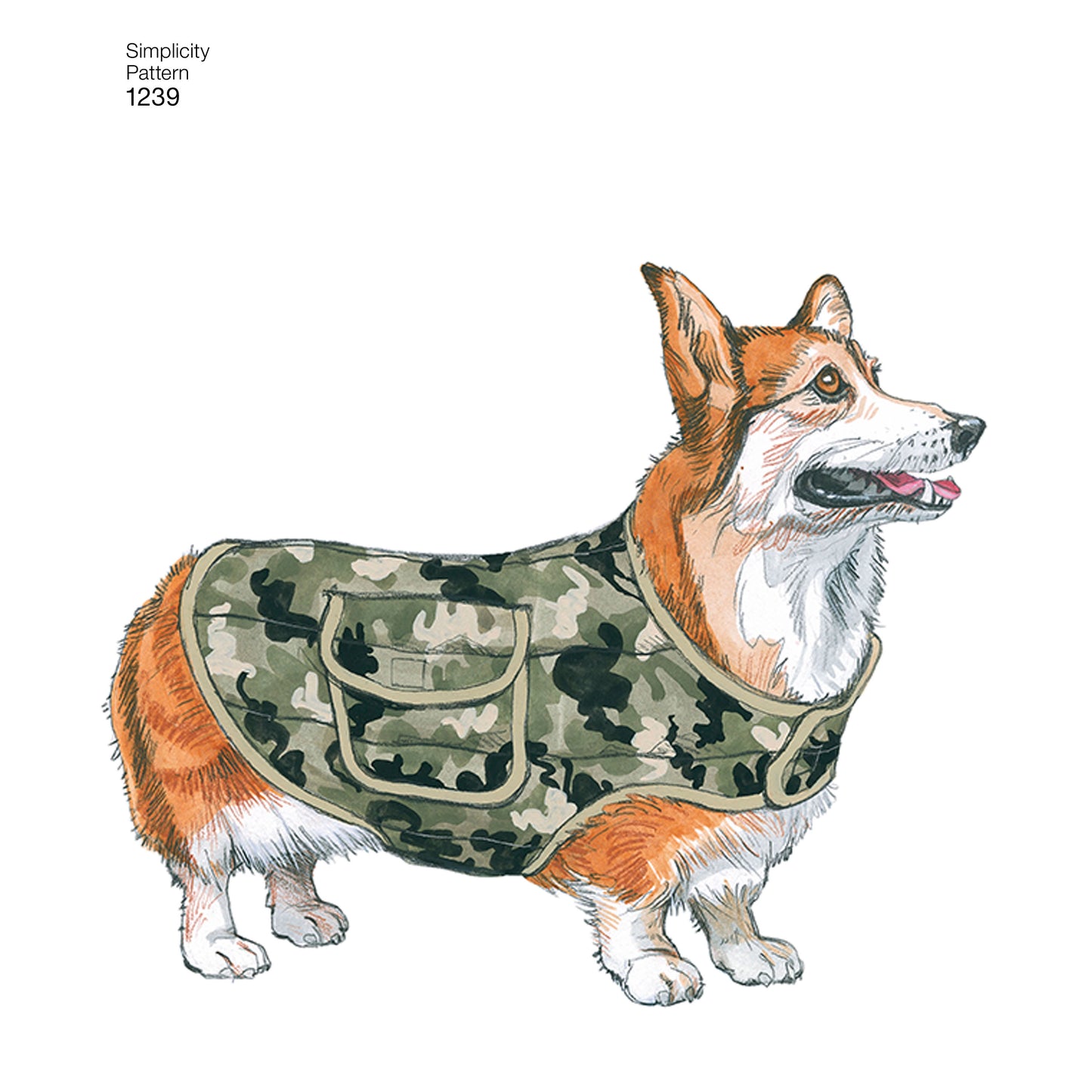 Simplicity Pattern 1239 Dog Coats in Three Sizes