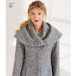Simplicity Pattern 1254  Women's Leanne Marshall Easy Lined Coat or Jacket